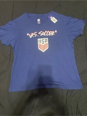FIFA 2026 U.S. Soccer USA Blue Soccer T-Shirt Tee Size XL Officially Licensed